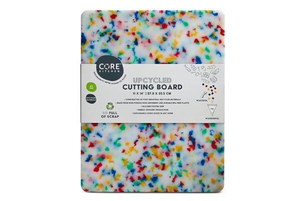 Upcycled Medium Cutting Board - Confetti