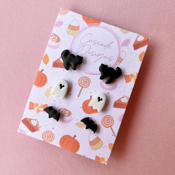 The Spooki Trio - Set of 3 Halloween Studs