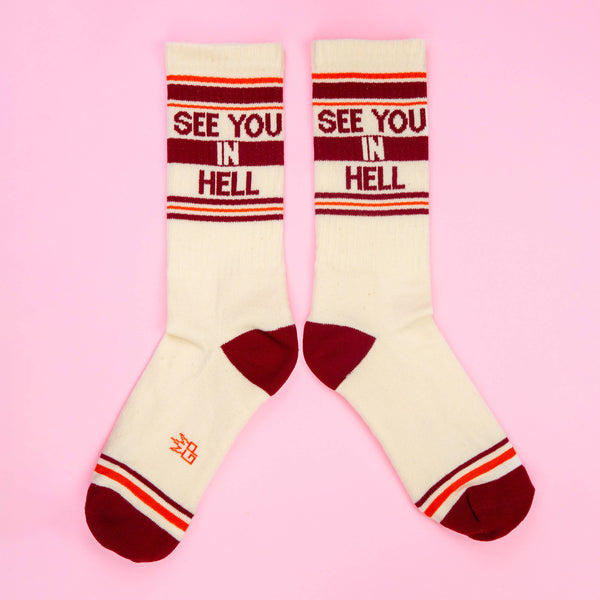 See You In Hell - Gym Crew Socks