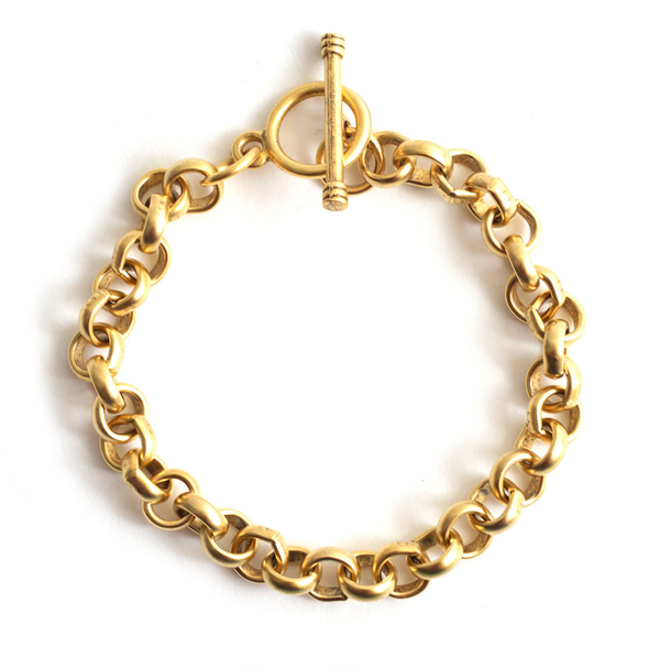 Charm Bar Chunky Bracelet - Gold/Silver
