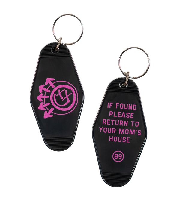 Your Mom's House Motel Keychain - Blink-182 x Oxford Pennant