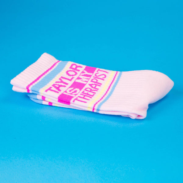 Taylor Is My Therapist - Gym Crew Socks