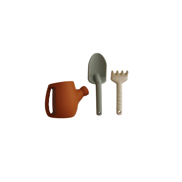 Terracotta Silicone Garden Set 