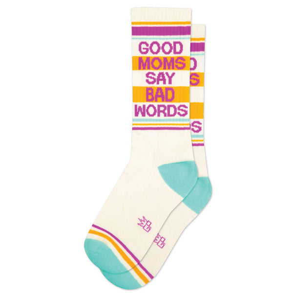 Good Moms Say Bad Words - Gym Crew Socks