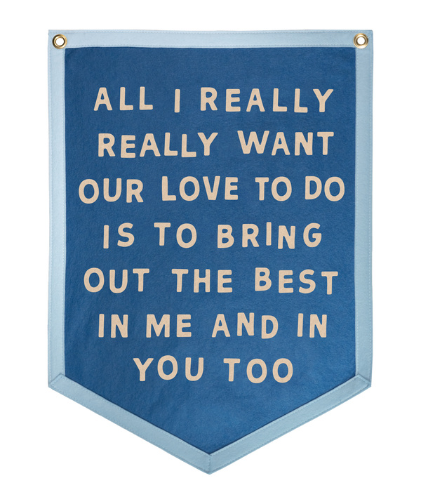 Joni Mitchell All I Want Camp Flag