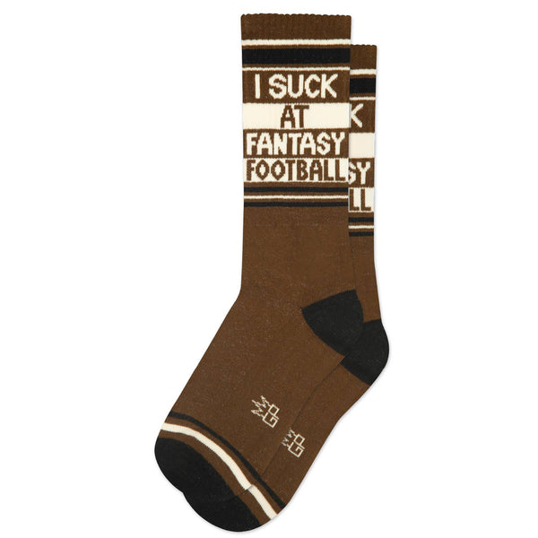 I Suck At Fantasy Football - Gym Crew Socks