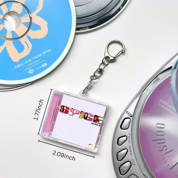 'Hit Clips' Mini CD Case Keychain - Spice Girls Wannabe
