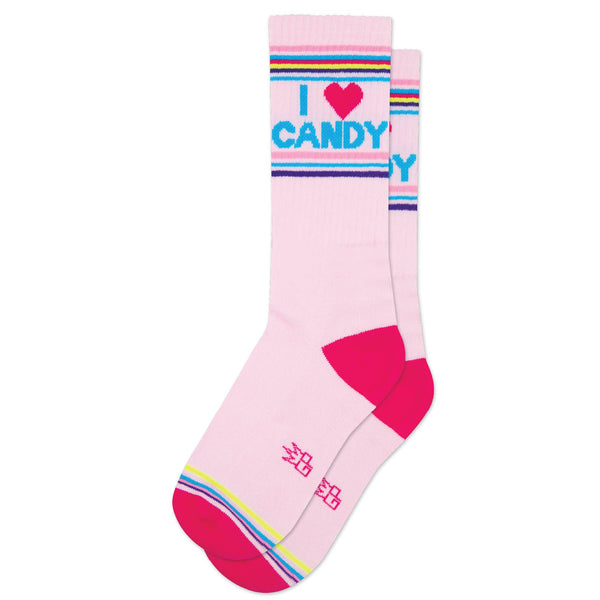 I Heart Candy - Gym Crew Socks