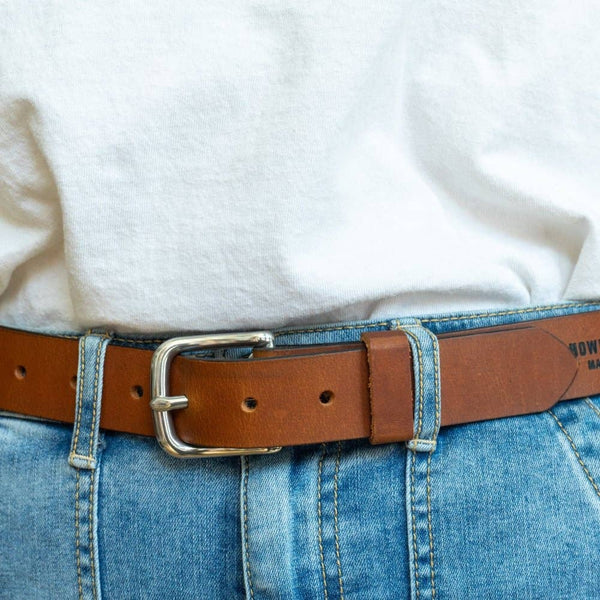 Dress Leather Belt - Brown