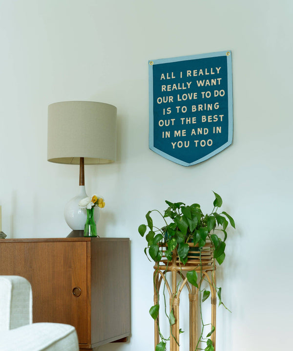 Joni Mitchell All I Want Camp Flag