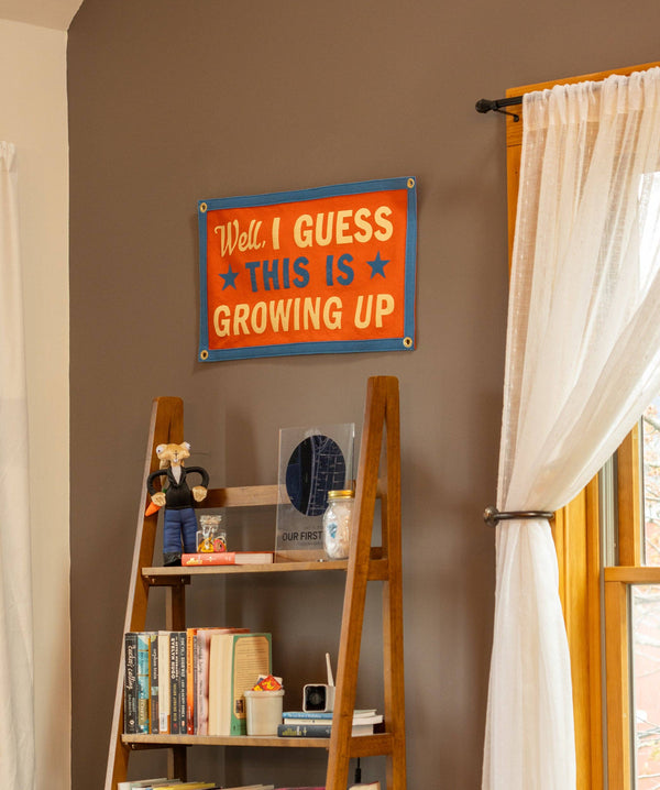 Well, I Guess This Is Growing Up Camp Flag - Blink-182 x Oxford Pennant