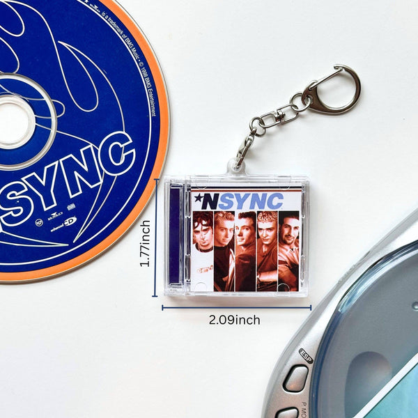 'Hit Clips' Mini CD Case Keychain - 'NSYNC Tearin' Up My Heart