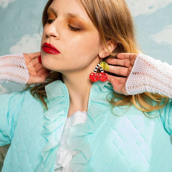 Y2K Cherry - Statement Earrings