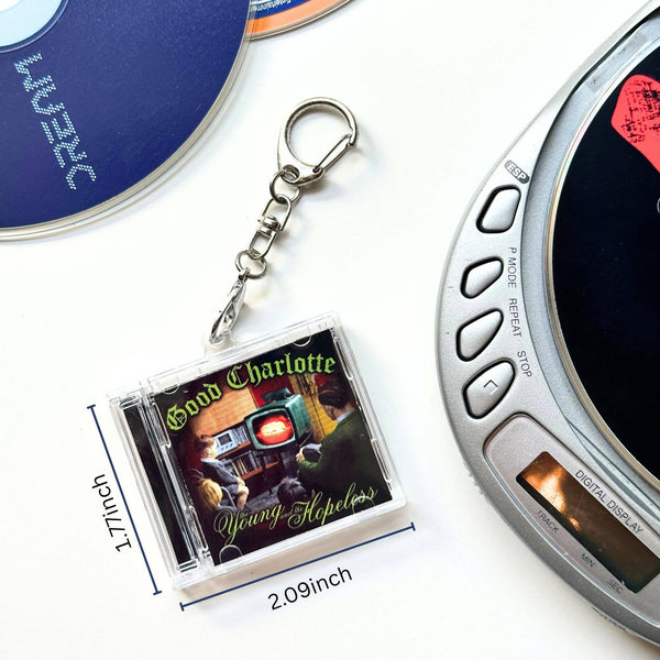 'Hit Clips' Mini CD Case Keychain - Good Charlotte The Anthem