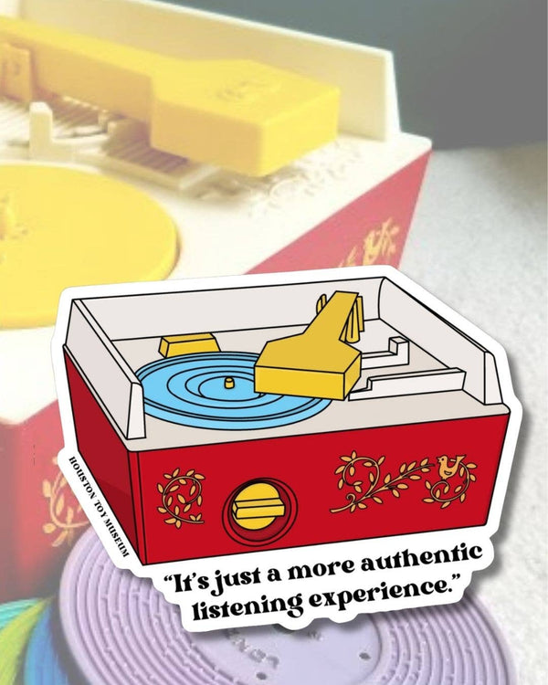 Fisher Price Record Player - Vinyl Sticker