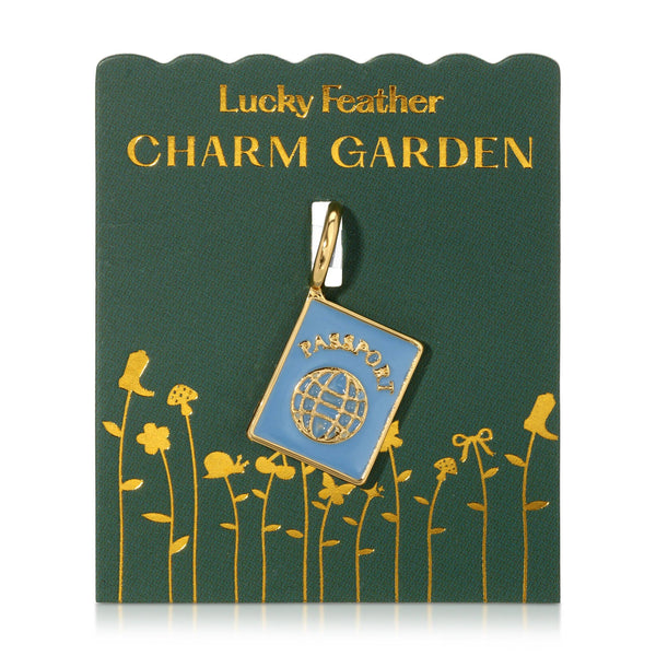 Passport Charm - Gold