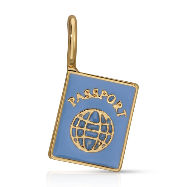 Passport Charm - Gold