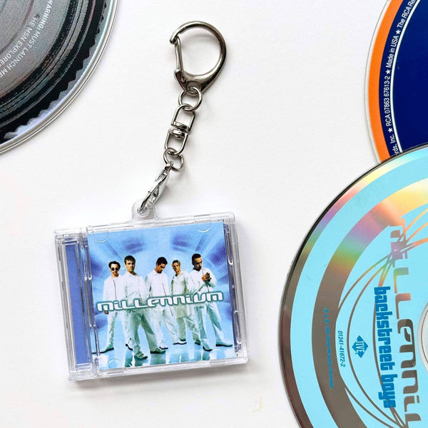 'Hit Clips' Mini CD Case Keychain - Back Street Boys I Want It That Way