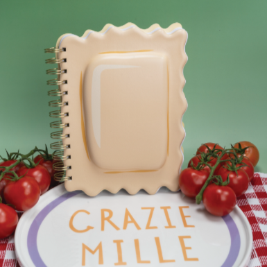 Ravioli Spiral Notebook