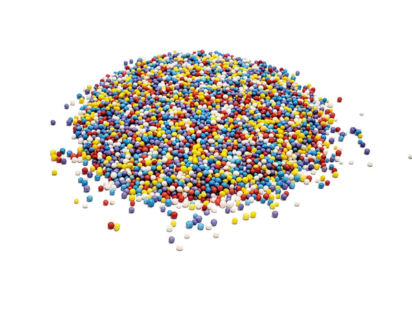 Naturally Colored Rainbow Nonpareils - 3.9 oz.