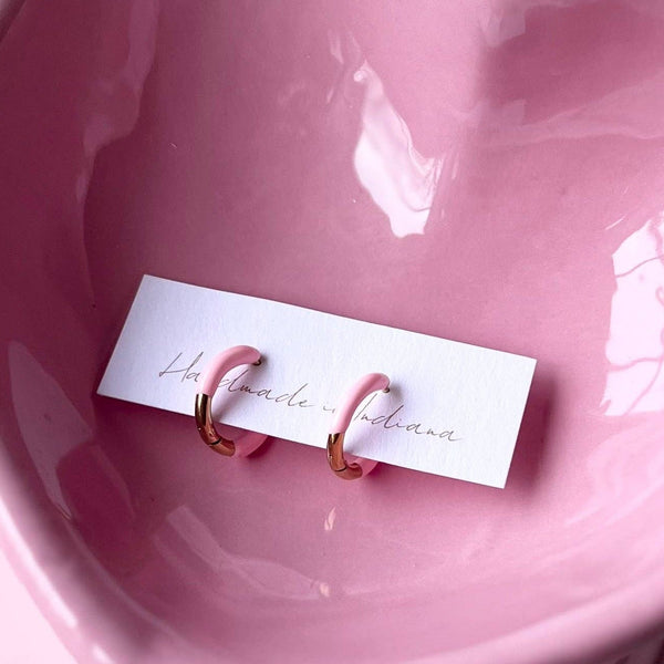 The Pepa - Colorful Huggie Earrings
