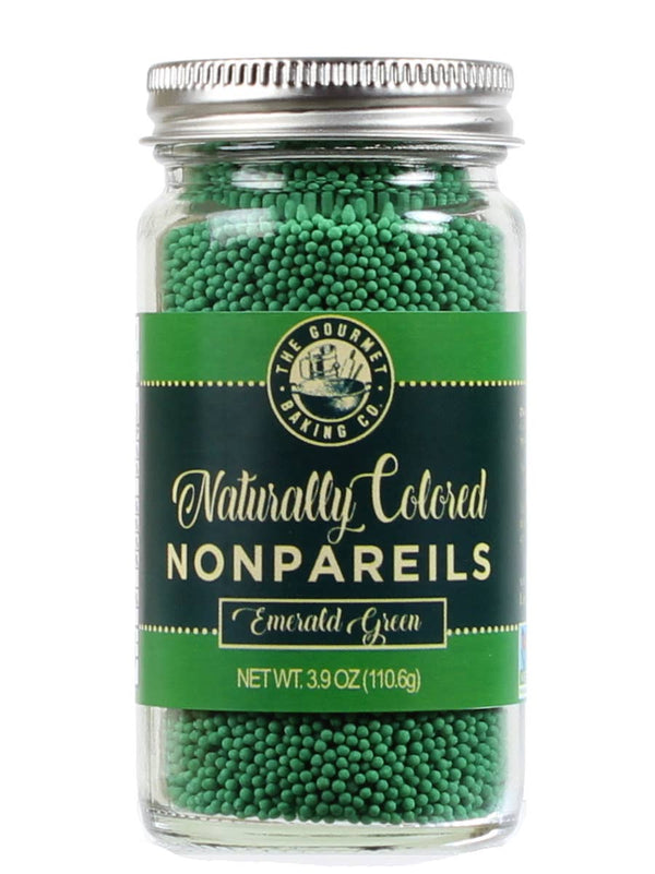 Naturally Colored Green Emerald Nonpareils - 3.9 oz.