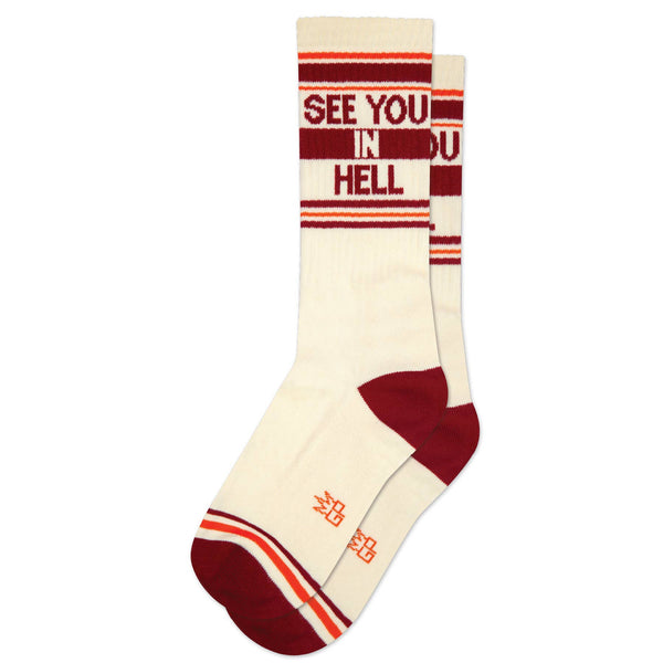 See You In Hell - Gym Crew Socks