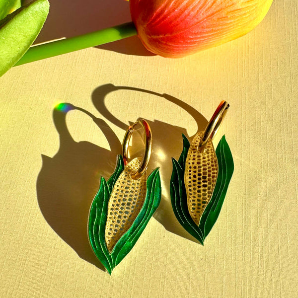 Mini Corn - Acrylic Earrings