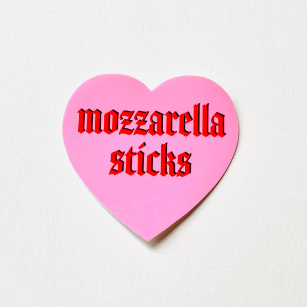 Mozzarella Sticks - Heart Shaped Sticker