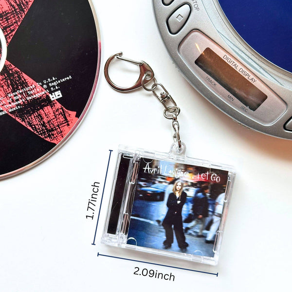 'Hit Clips' Mini CD Case Keychain - Avril Lavigne Losing Grip