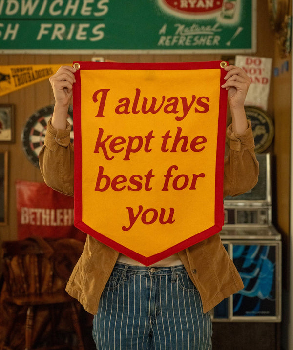 I Always Kept The Best For You Camp Flag - Turnpike Troubadours x Oxford Pennant