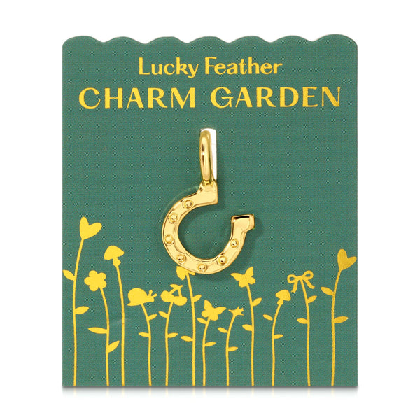 Horseshoe Charm - Gold