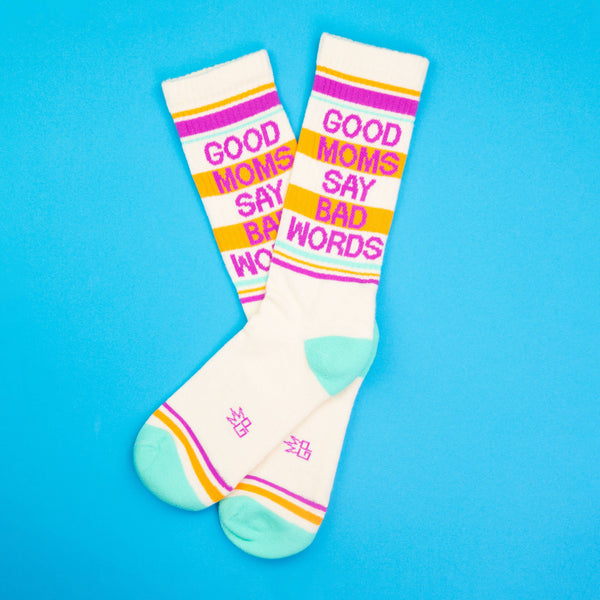 Good Moms Say Bad Words - Gym Crew Socks
