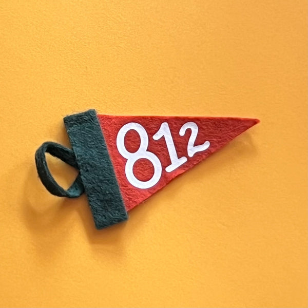 812 Mini Wool Pennant