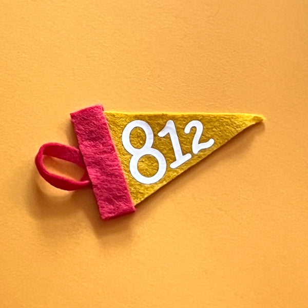 812 Mini Wool Pennant