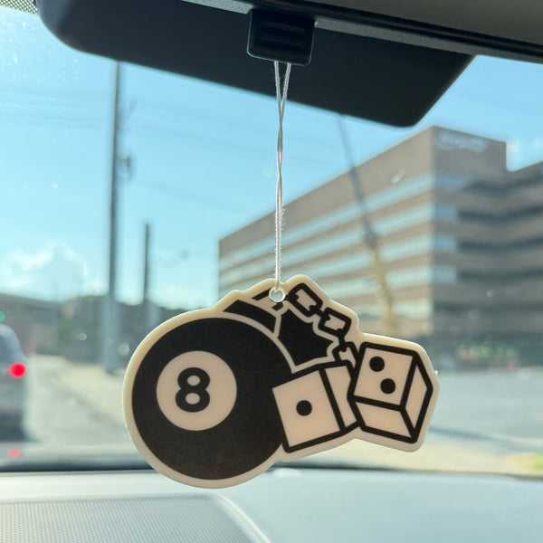 8-Ball & Dice Air Freshener