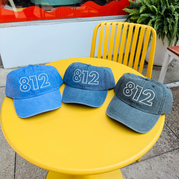 812 Dad Hat - Washed Colors