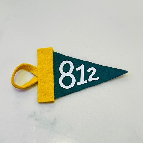 812 Mini Wool Pennant