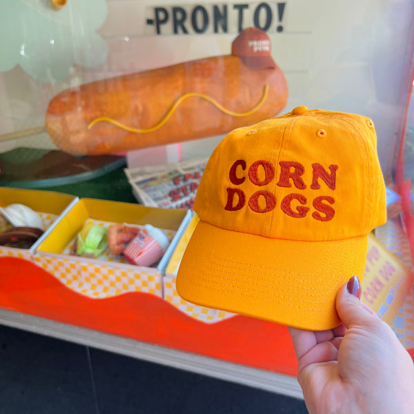 Corn Dog Embroidered Baseball Hat