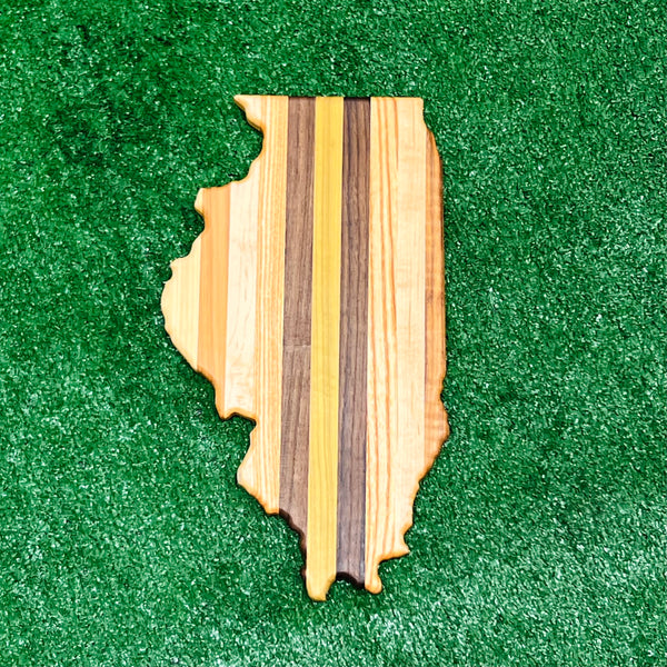 Wood Illinois Cutting Board