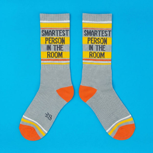 Smartest Person In The Room - Gym Crew Socks