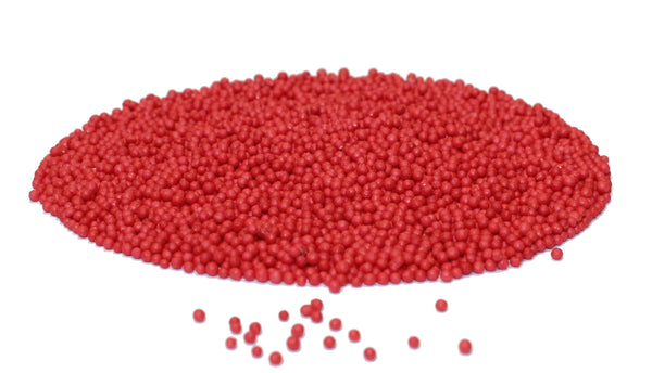 Naturally Colored Ruby Red Nonpareils - 3.9 oz.
