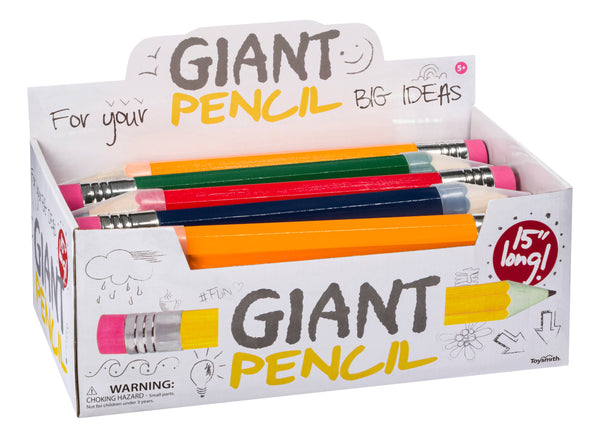 Giant 15" Pencils - Assorted Colors