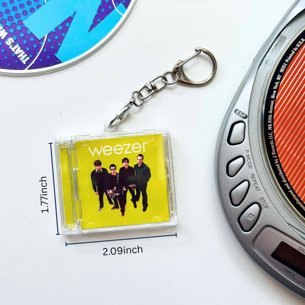 'Hit Clips' Mini CD Case Keychain - Weezer Hash Pipe