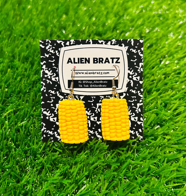 Corn On The Cob - Dangle Earrings