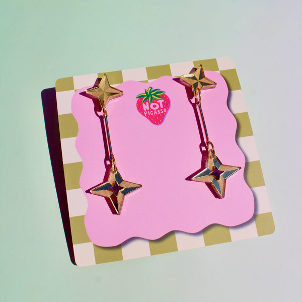Twinkle Twinkle - Acrylic Earrings