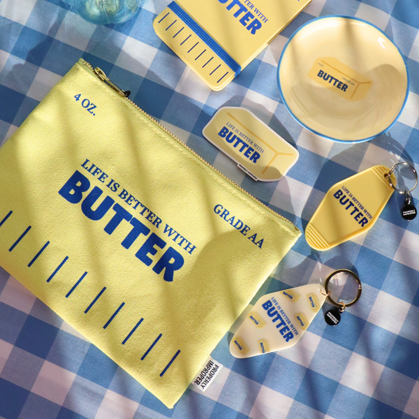 Life Is Better With Butter - Canvas Pouch