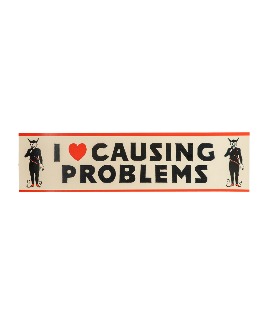 I Love Causing Problems Bumper Sticker – River City Coffee and Goods