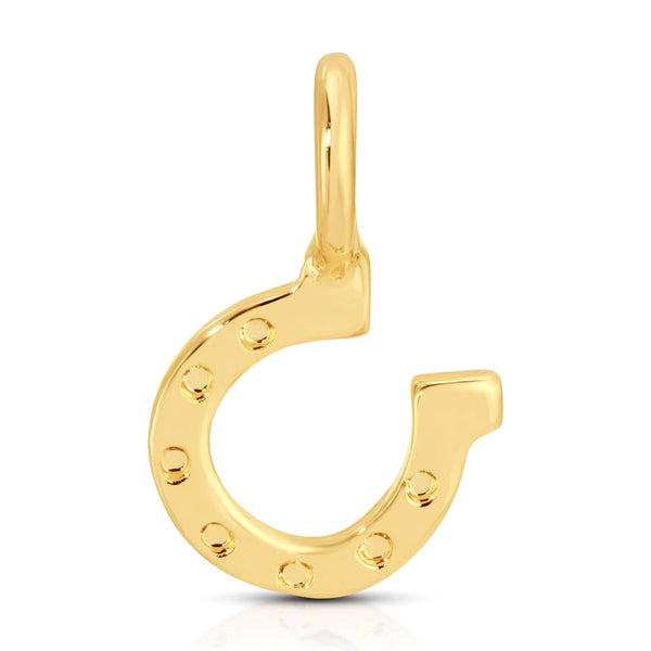Horseshoe Charm - Gold