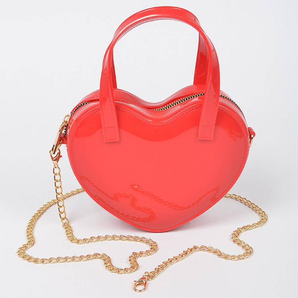 Heart Shape Jelly Bag - Red